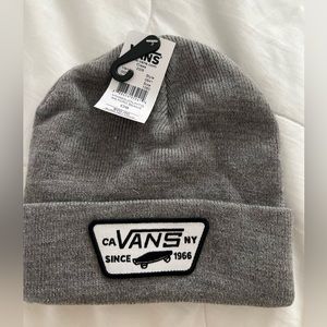 Vans beanie- grey NWT!!